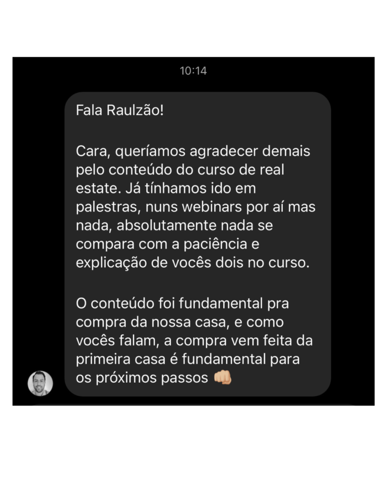 Depoimentos - Imóveis na Austrália - Bruno Martins