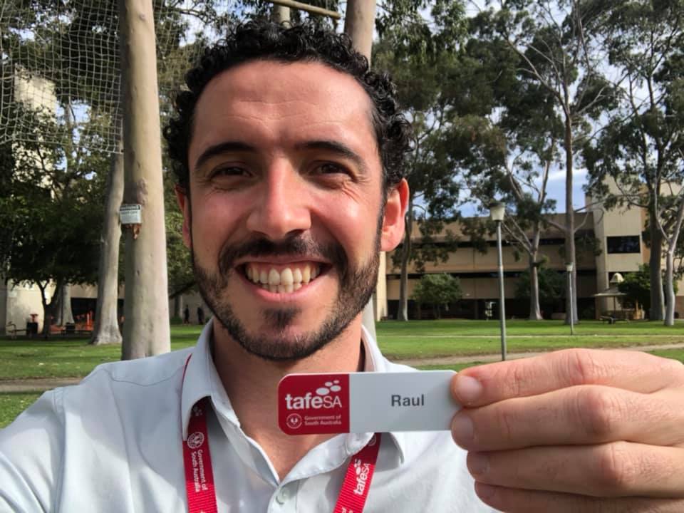 Raul Engel no TAFE South Australia