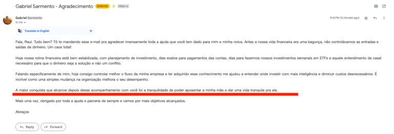 Depoimento do Gabriel